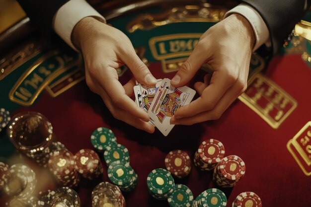 Blackjack table Evolution Gaming blackjack table interface